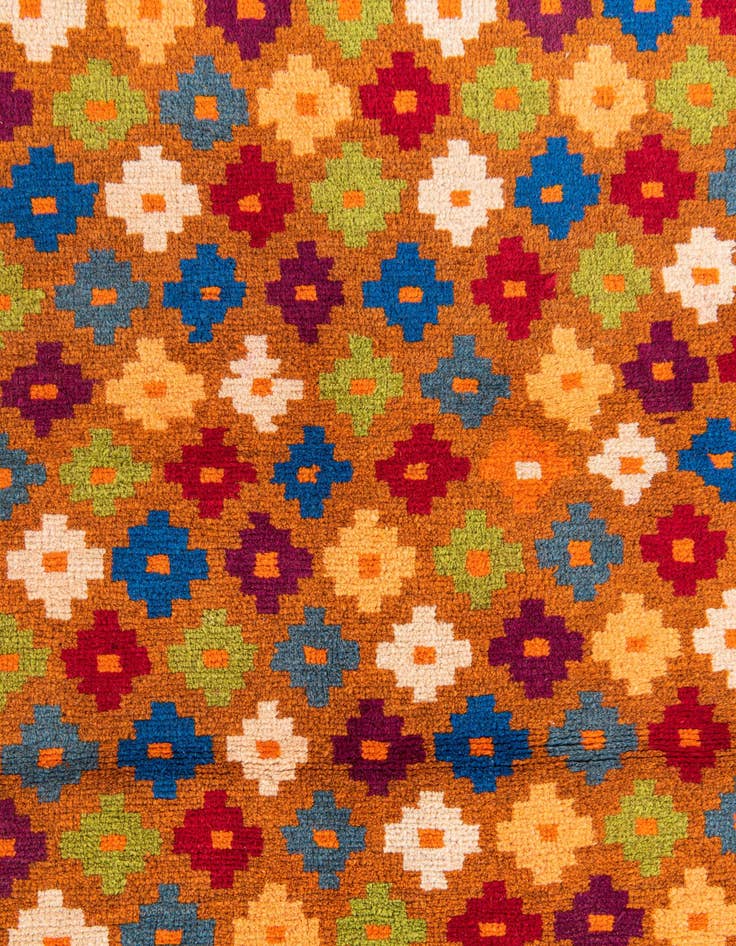 Detail image of  2' 10 x 9' 7  Hand Knotted Balouch Wool Runner Rug