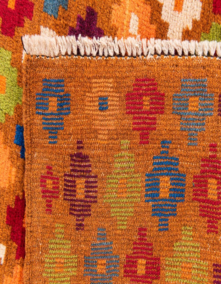 Detail image of  2' 10 x 9' 7  Hand Knotted Balouch Wool Runner Rug