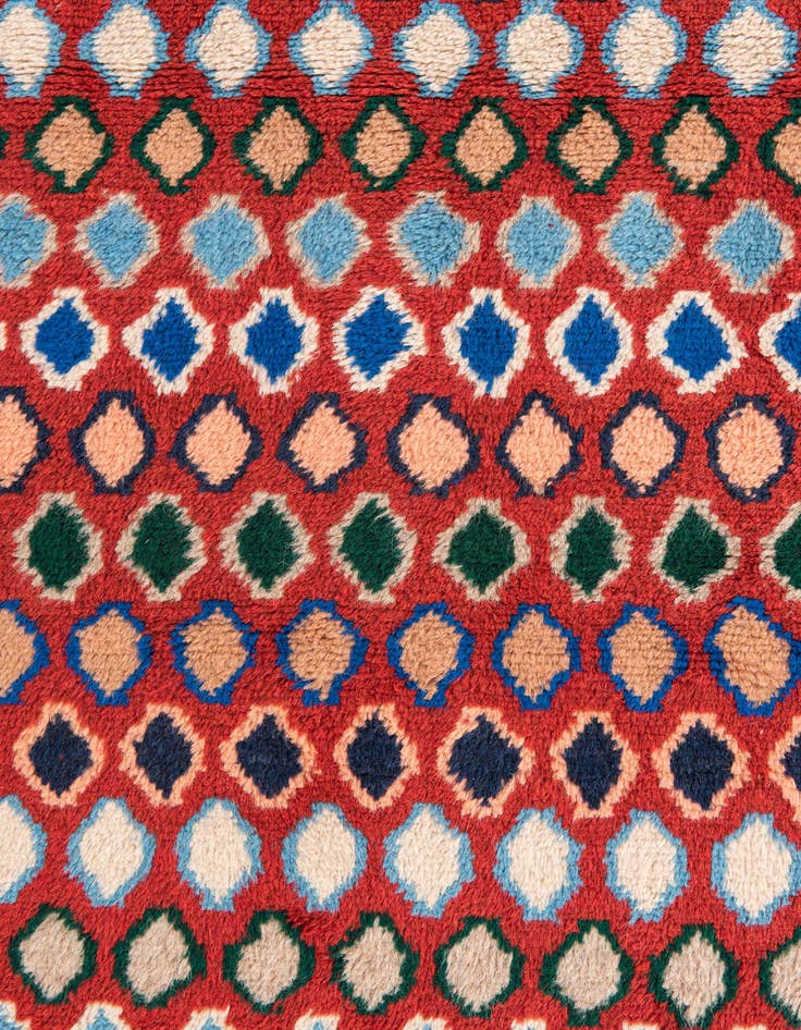 Detail image of 2' 9 x 9' 6 Hand Knotted Balouch Wool Runner Rug