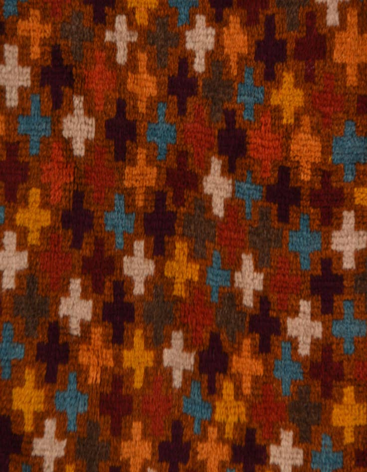 Detail image of  2' 9 x 9' 7  Hand Knotted Balouch Wool Runner Rug