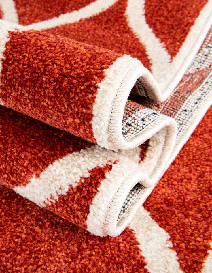 Detail image of  2' 7 x 8' Lattice Runner Rug