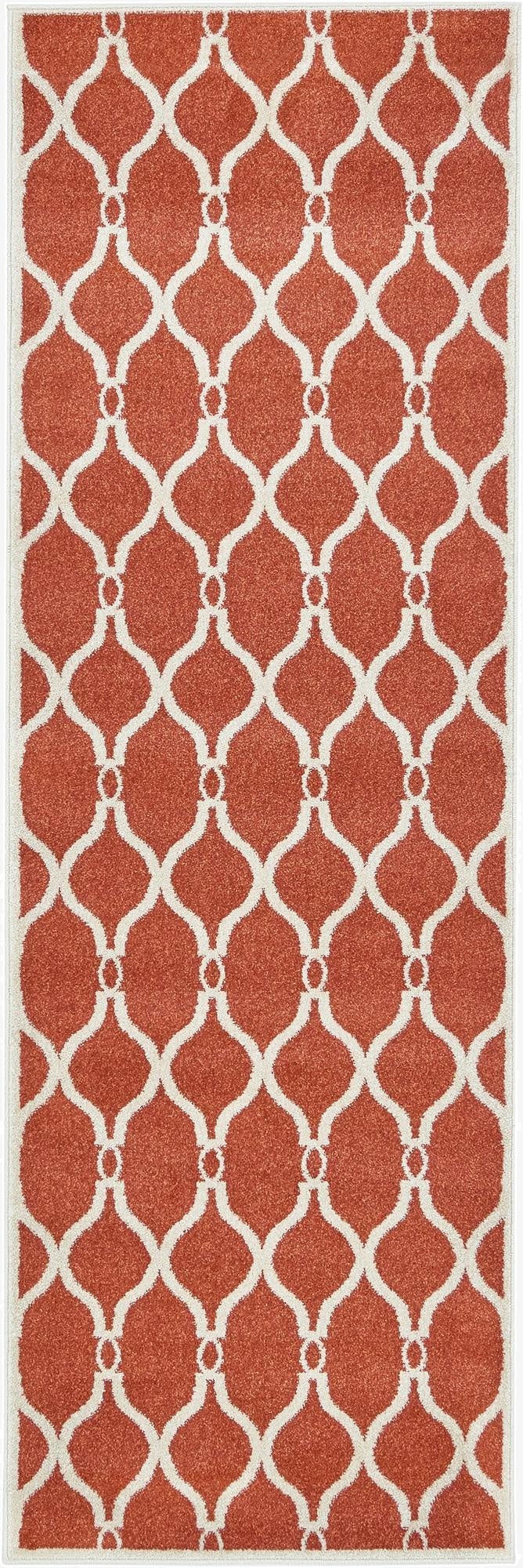  2' 7 x 8' Lattice Runner Rug