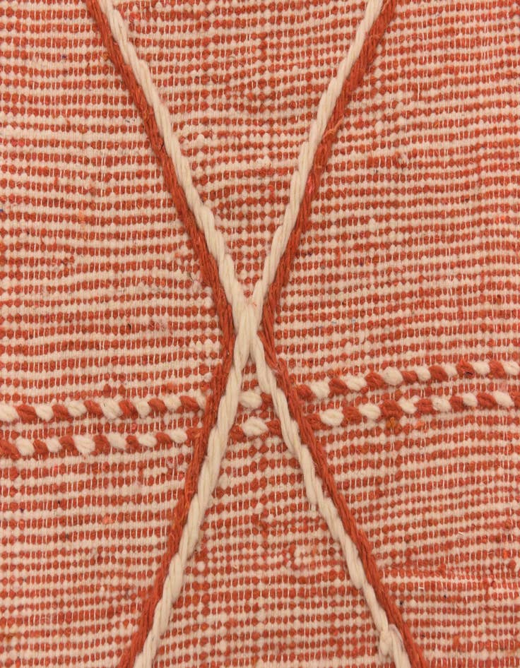 Detail image of  2' 10 x 17'  Hand Knotted Moroccan Wool Runner Rug