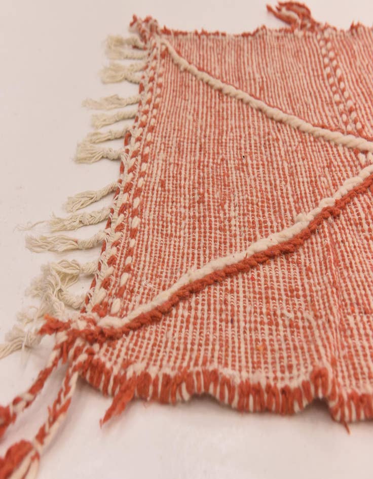 Detail image of  2' 10 x 17'  Hand Knotted Moroccan Wool Runner Rug