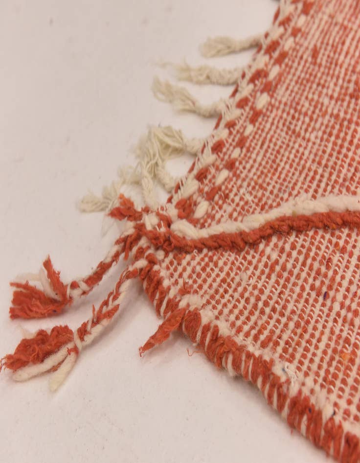 Detail image of  2' 10 x 17'  Hand Knotted Moroccan Wool Runner Rug