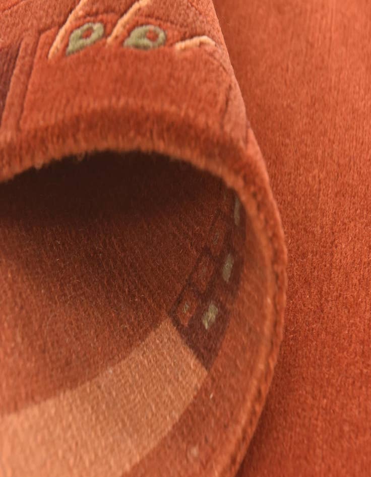 Detail image of  2' 4 x 4' 7  Hand Knotted Nepal Wool Runner Rug