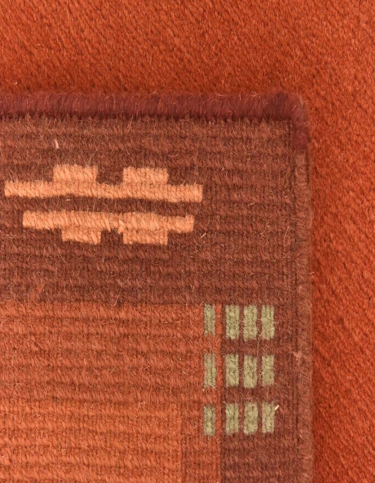 Detail image of  2' 4 x 4' 7  Hand Knotted Nepal Wool Runner Rug