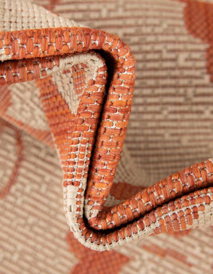 Detail image of  2' 2 x 6'  Washable Botanical Indoor / Outdoor Runner Rug