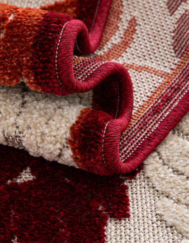 Detail image of  2' x 6'  Washable Botanical Indoor / Outdoor Runner Rug