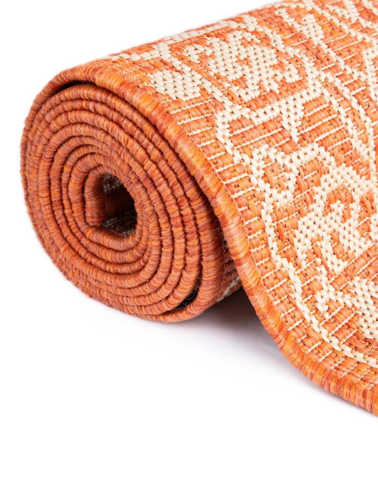 Detail image of  2' x 8'  Washable Botanical Indoor / Outdoor Runner Rug