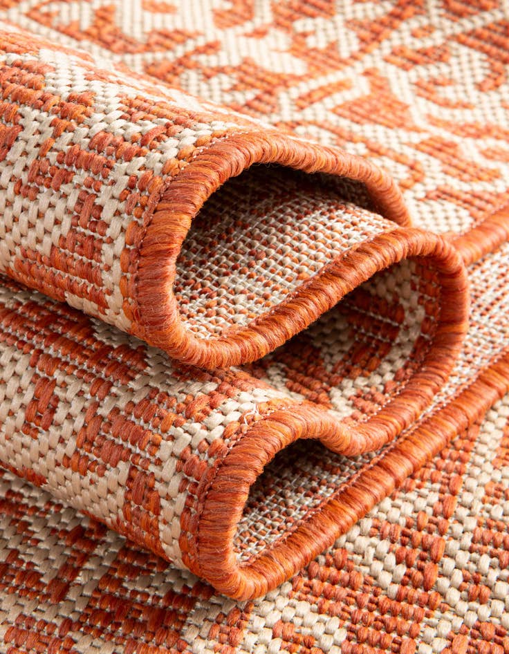 Detail image of  2' x 8'  Washable Botanical Indoor / Outdoor Runner Rug