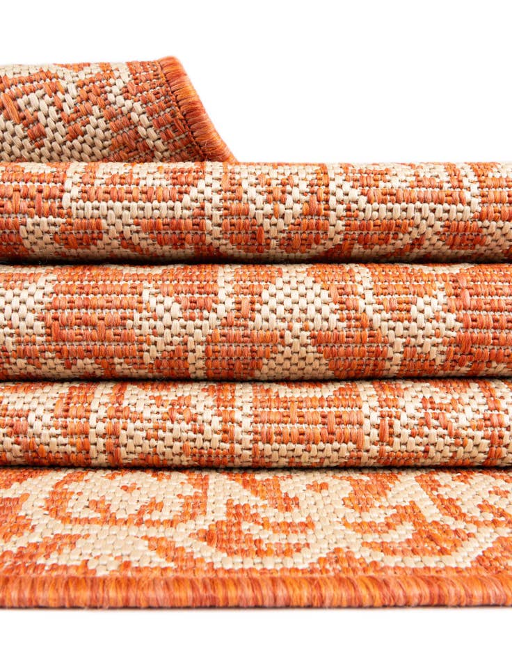 Detail image of  2' x 8'  Washable Botanical Indoor / Outdoor Runner Rug