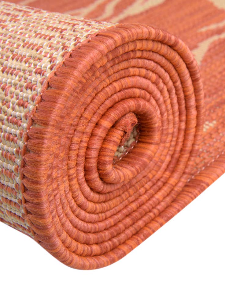 Detail image of  2' x 6'  Washable Botanical Indoor / Outdoor Runner Rug