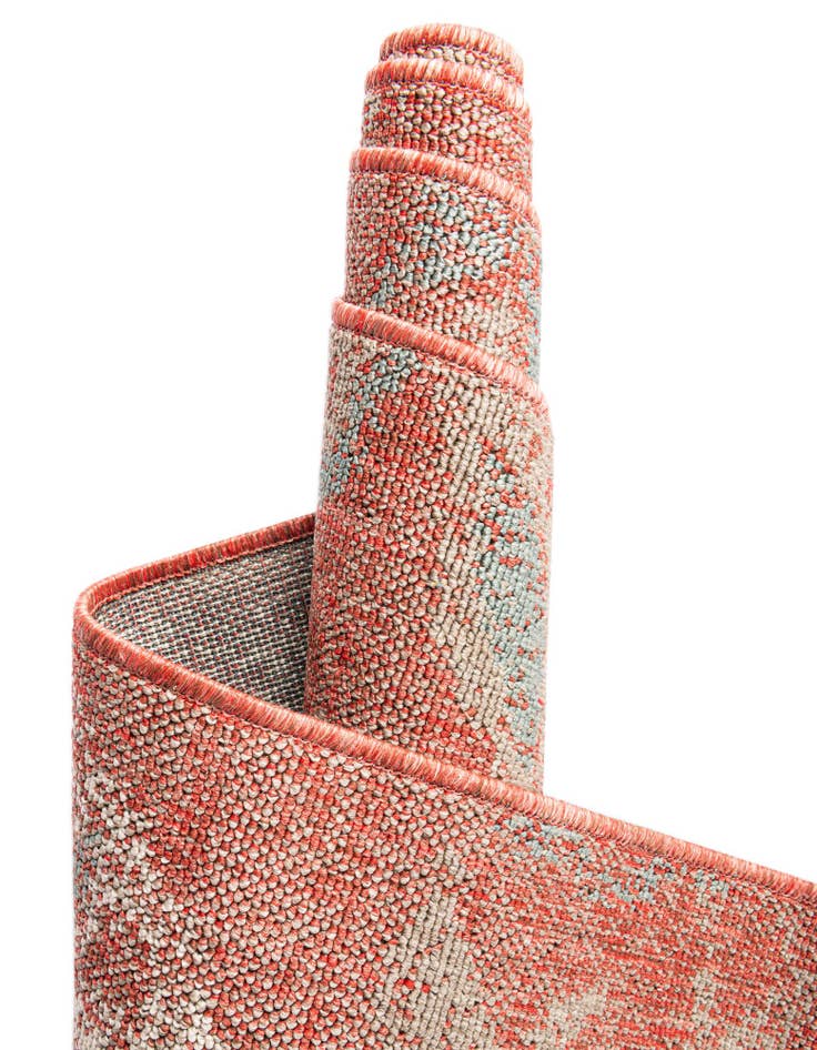 Detail image of  2' x 6'  Washable Botanical Indoor / Outdoor Runner Rug