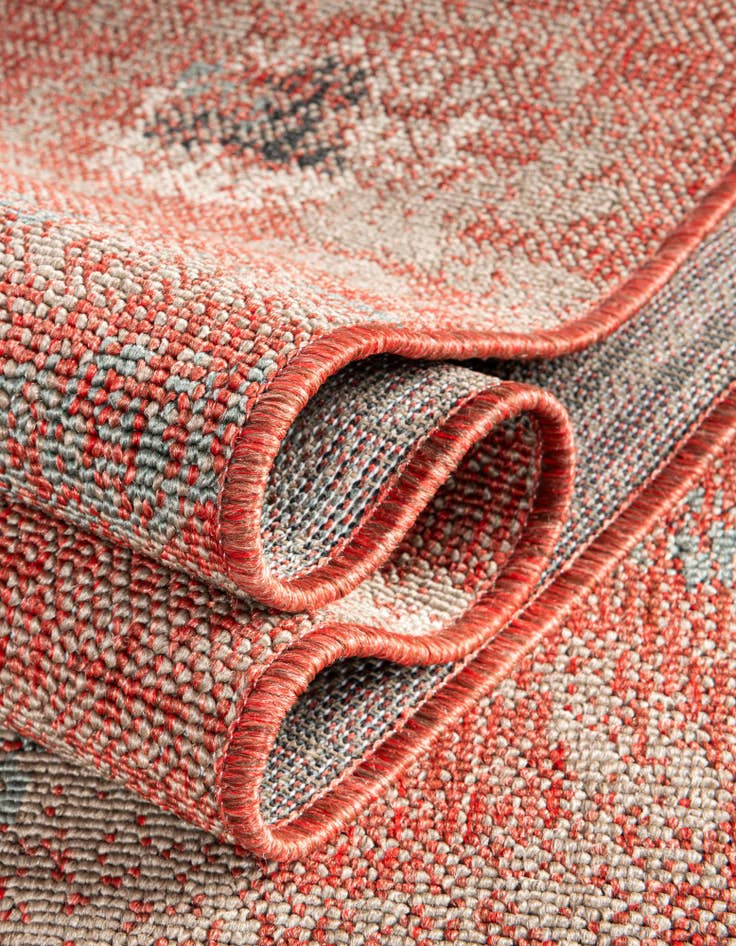 Detail image of  2' x 6'  Washable Botanical Indoor / Outdoor Runner Rug