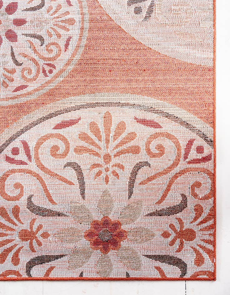 Detail image of  2' x 6'  Washable Modern Indoor / Outdoor Runner Rug