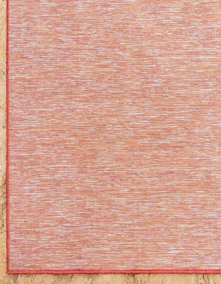 Detail image of  2' x 6'  Washable Solid Indoor / Outdoor Runner Rug