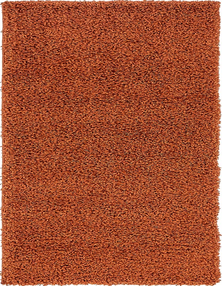 Detail image of  2' x 6' Solid Shag Runner Rug