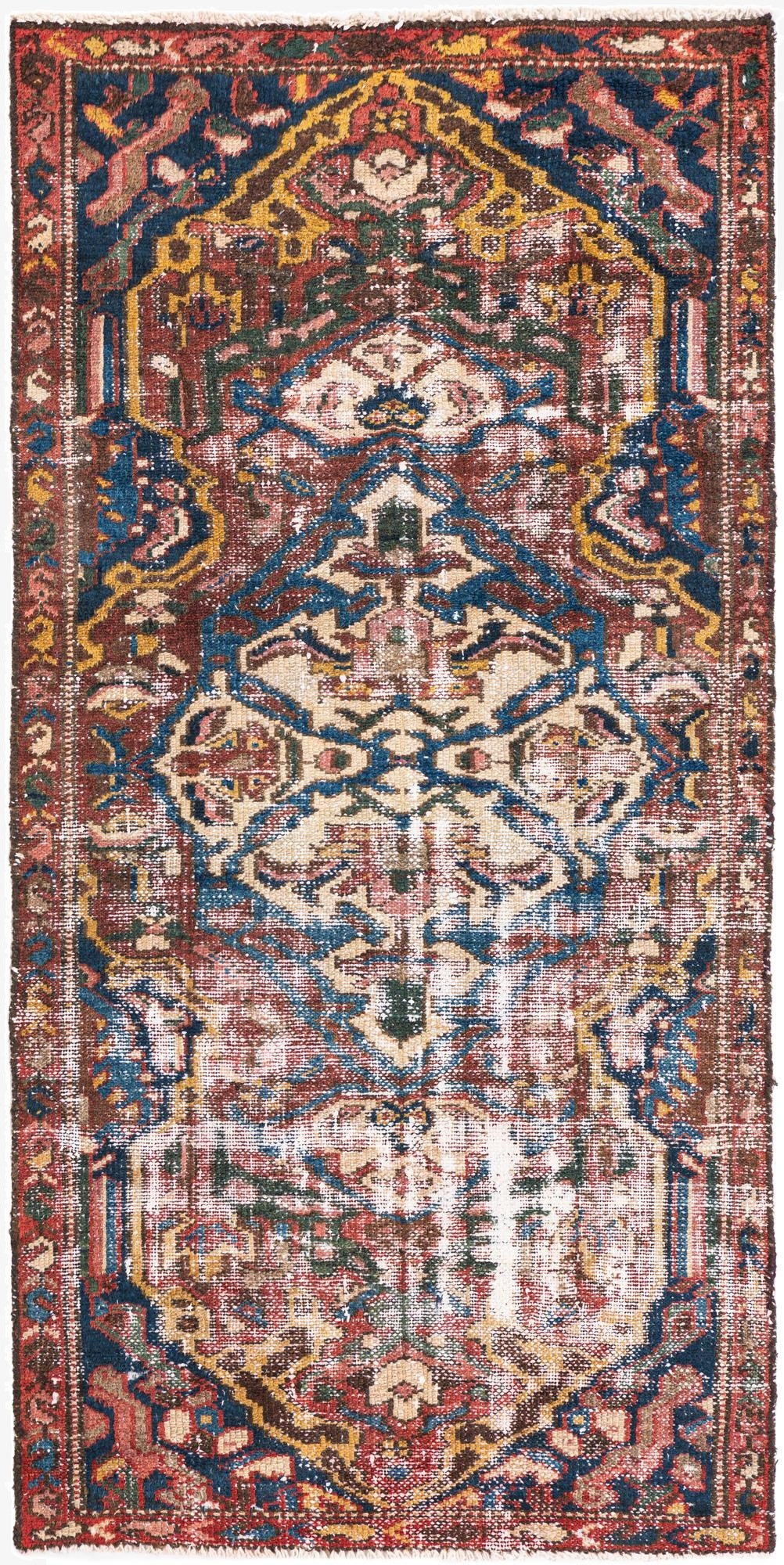  3' x 6'  Hand Knotted Ultra Vintage Persian Wool Runner Rug
