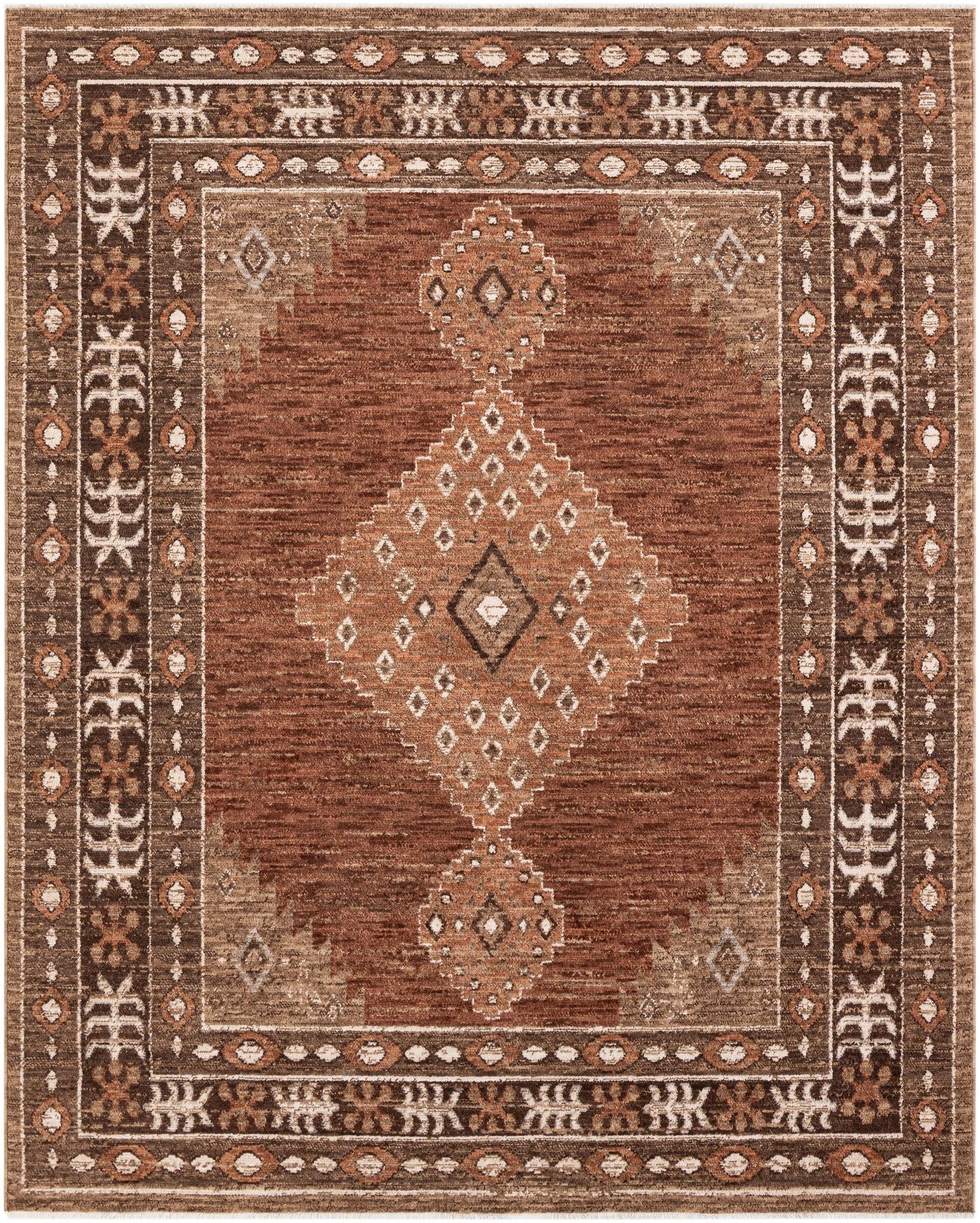 Rug Terracotta Rust Red Swatch link