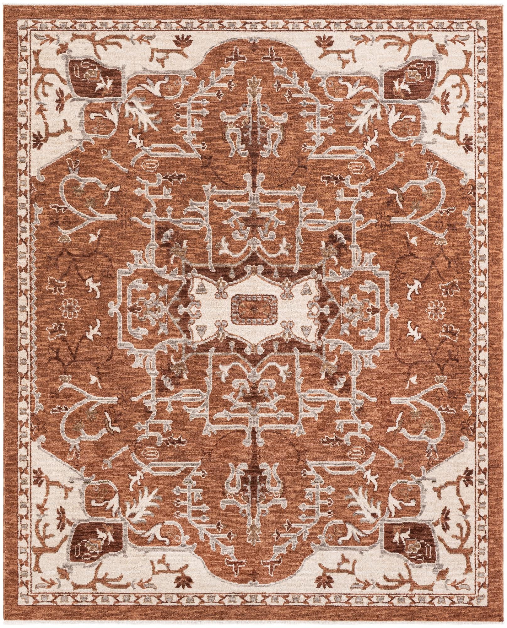 Rug Terracotta Rust Red Swatch link