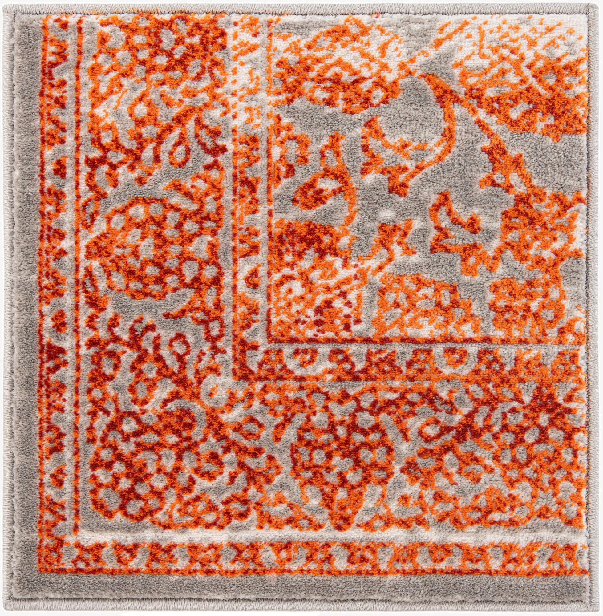  1' 4 x 1' 4 Modern Classical Sample Rug