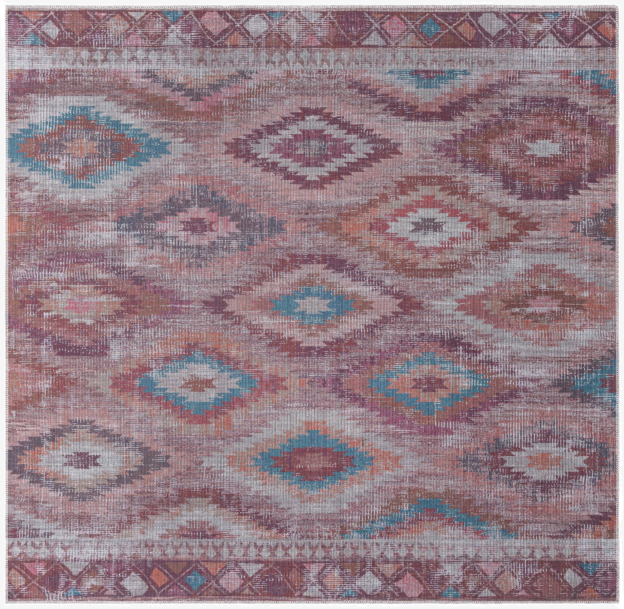  7' 3 x 7' 3  Washable Sisu Square Rug