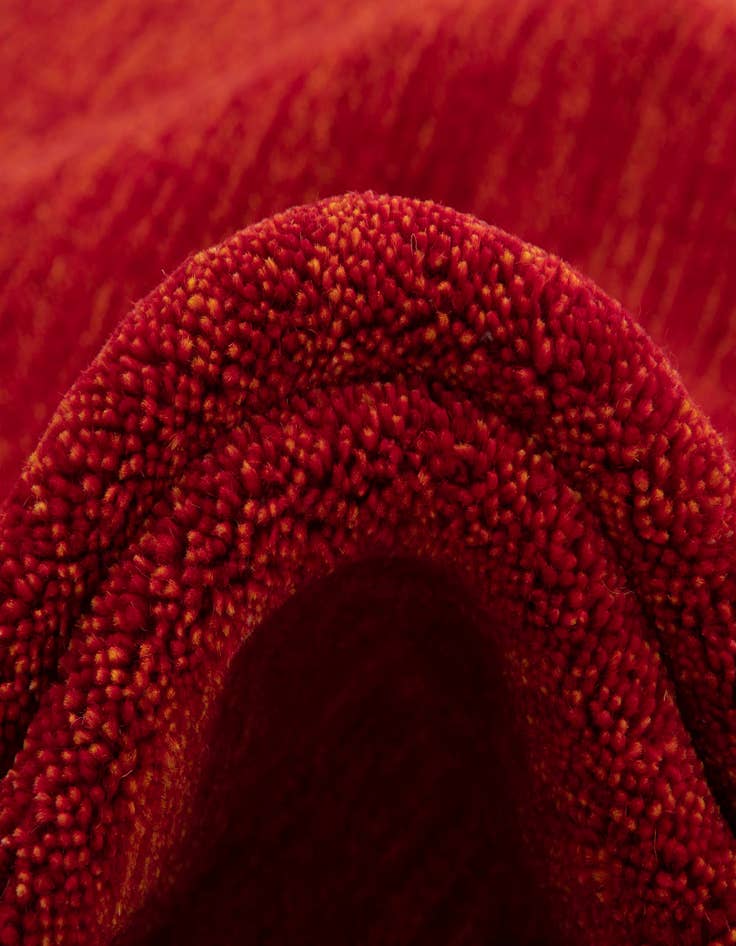 Detail image of  9' 10 x 9' 10 Solid Gabbeh Wool Square Rug