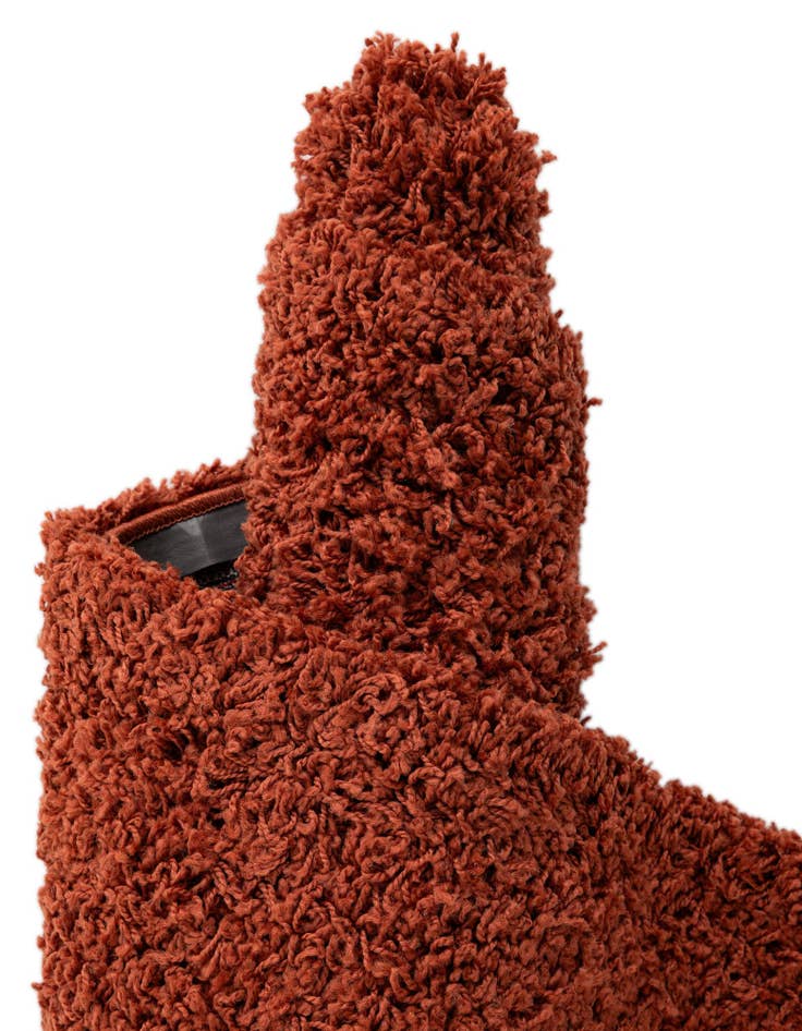 Detail image of  7' 10 x 7' 10 Solid Shag Square Rug