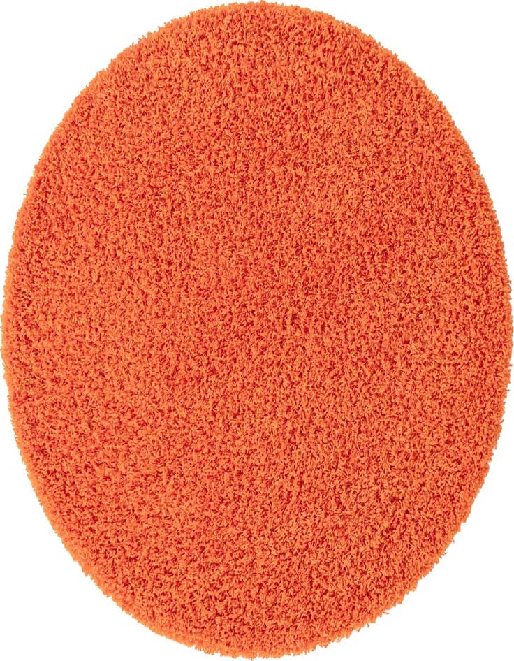Detail image of  4' x 4' Solid Shag Round Rug