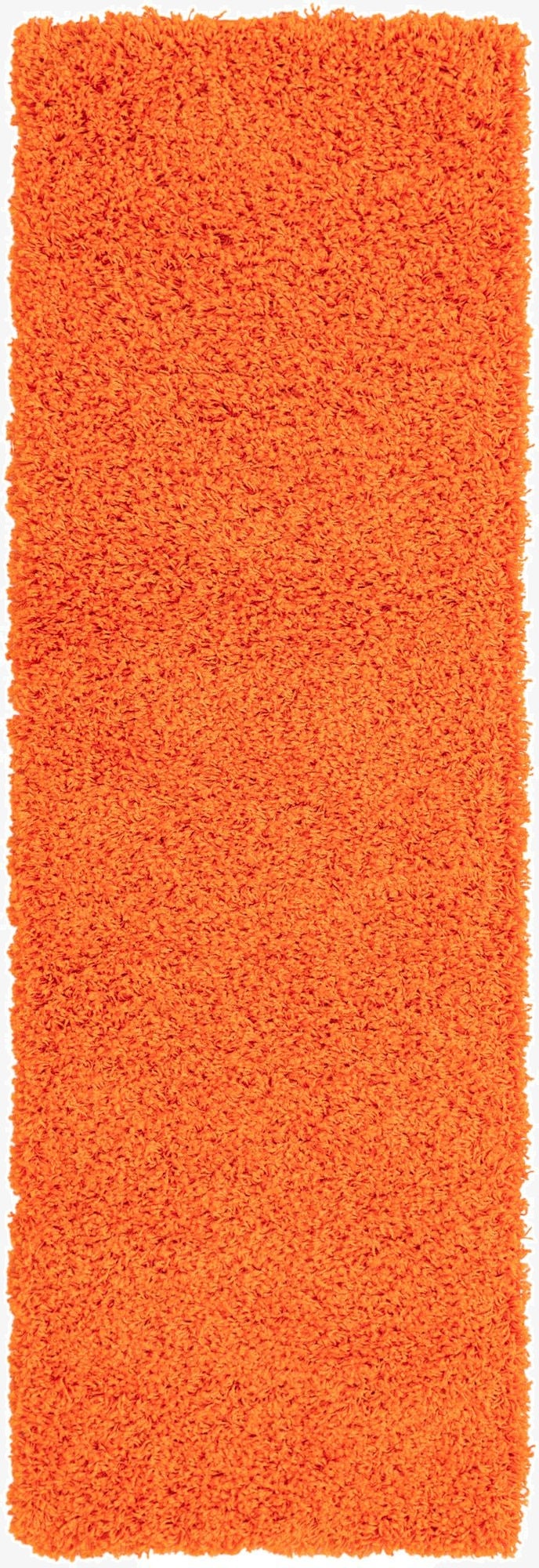  2' x 6' 5 Solid Shag Runner Rug