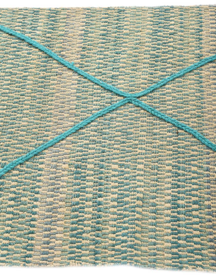 Detail image of  2' 7 x 9' 10  Hand Knotted Darya Wool Runner Rug