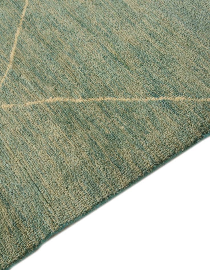 Detail image of  5' 7 x 7' 7  Hand Knotted Moroccan Wool Rug