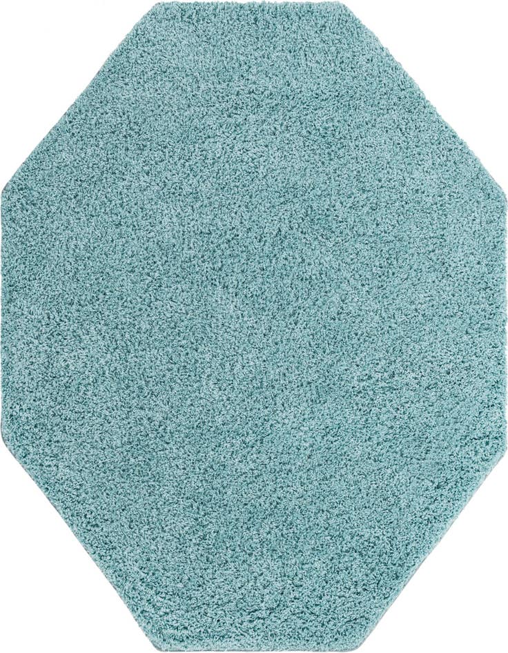 Detail image of  6' x 6' Everyday Shag Octagon Rug