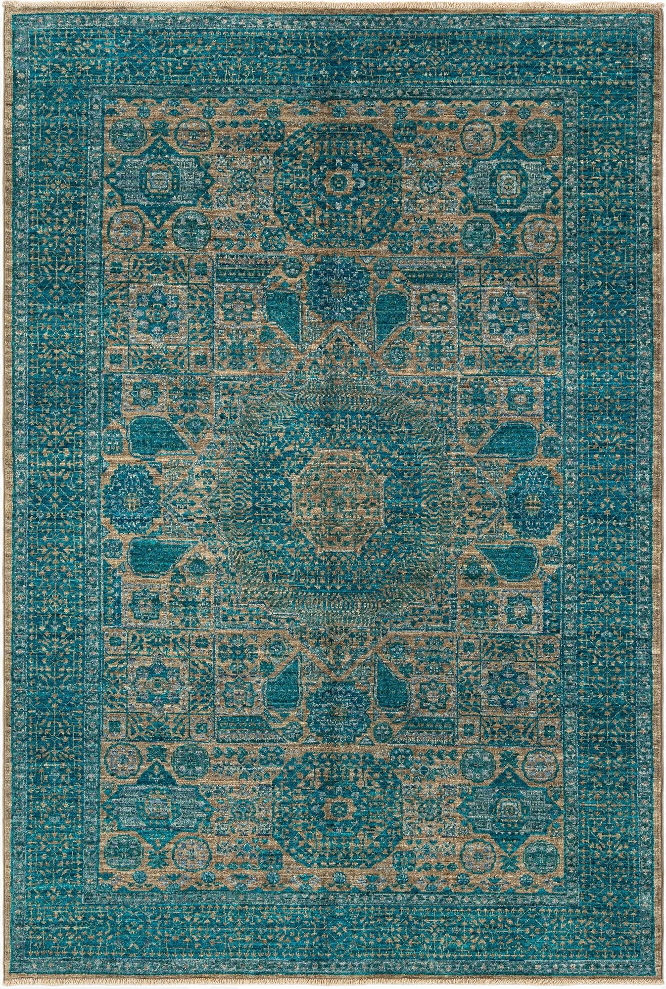  4' x 6'  Hand Knotted Amina Rug