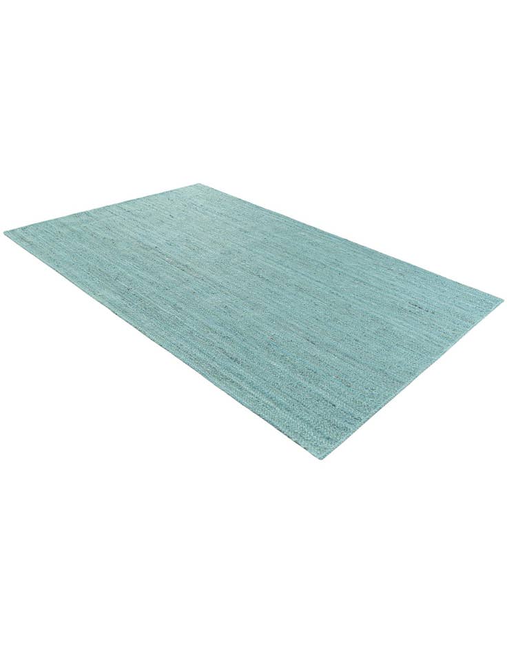 Detail image of  5' 1 x 8'  Hand Braided Jute Rug