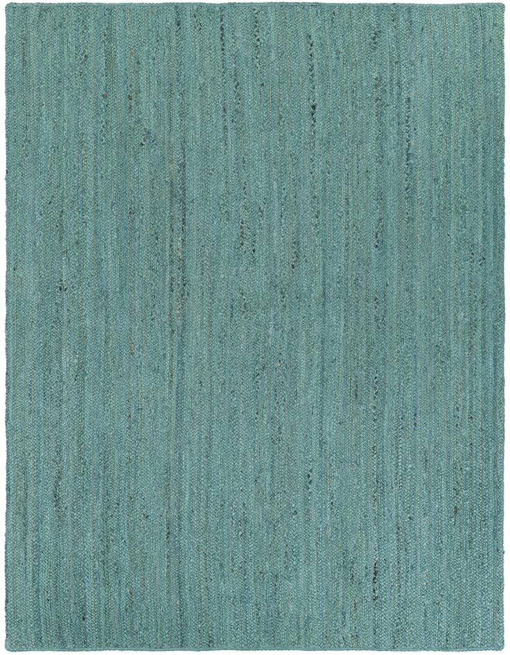 Detail image of  5' 1 x 8'  Hand Braided Jute Rug