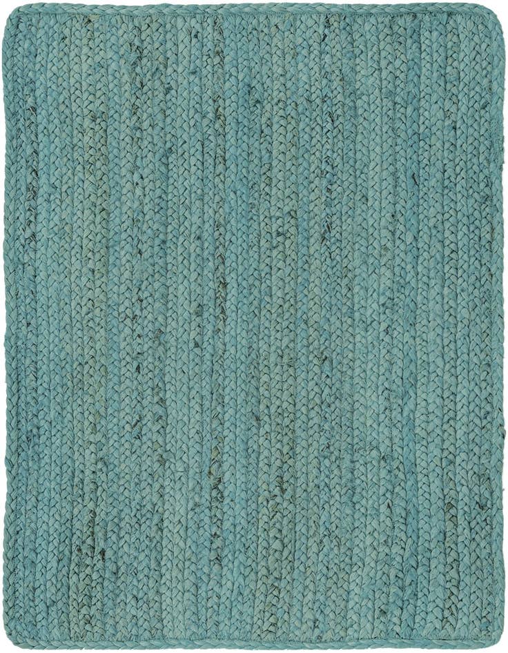 Detail image of  2' x 3' 1  Hand Braided Jute Rug