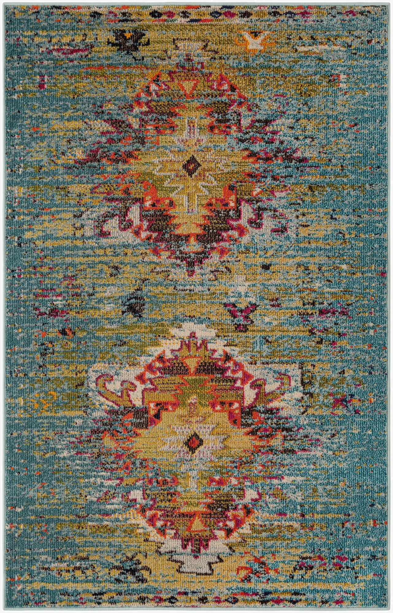  4' x 6'  Washable Carnevale Rug