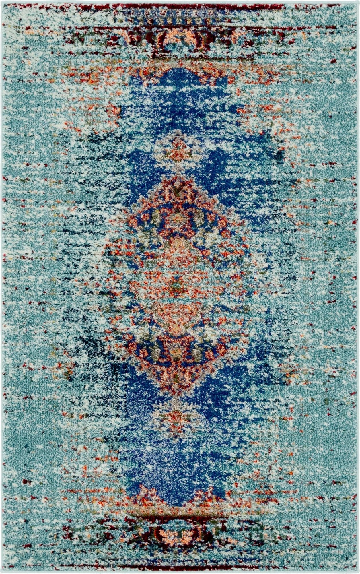  3' 3 x 5' 3  Washable Carnevale Rug