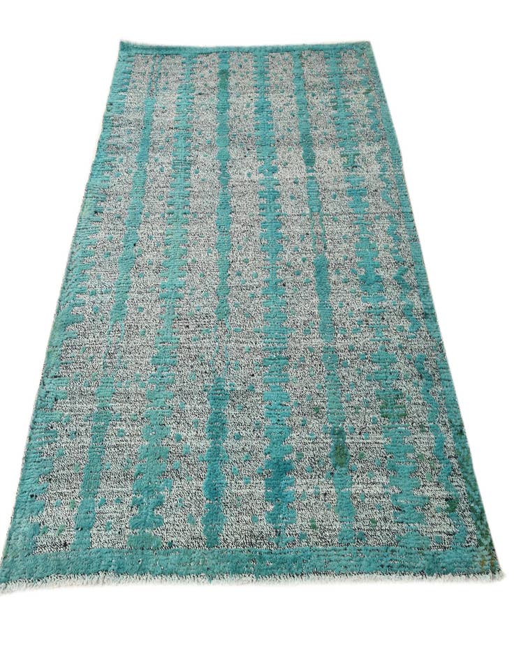 Detail image of  5' 4 x 7'  Hand Knotted Darya Wool Rug