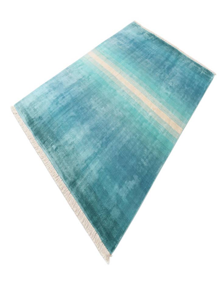 Detail image of  6' 7 x 9' 9  Hand Knotted Darya Wool Rug