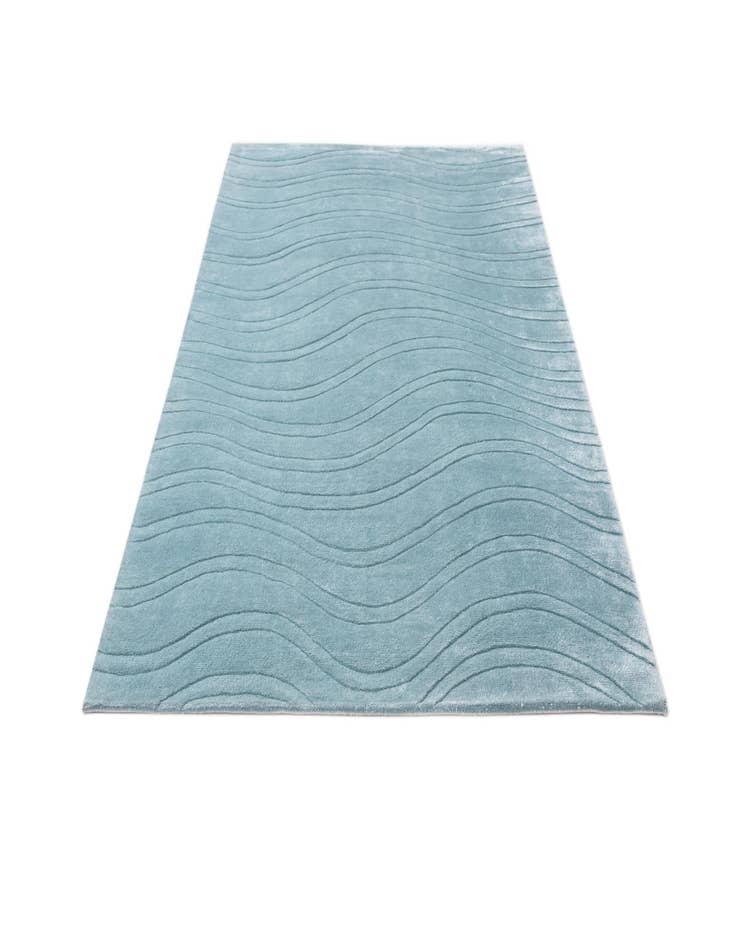 Detail image of  5' 8 x 8'  Hand Knotted Darya Wool Rug