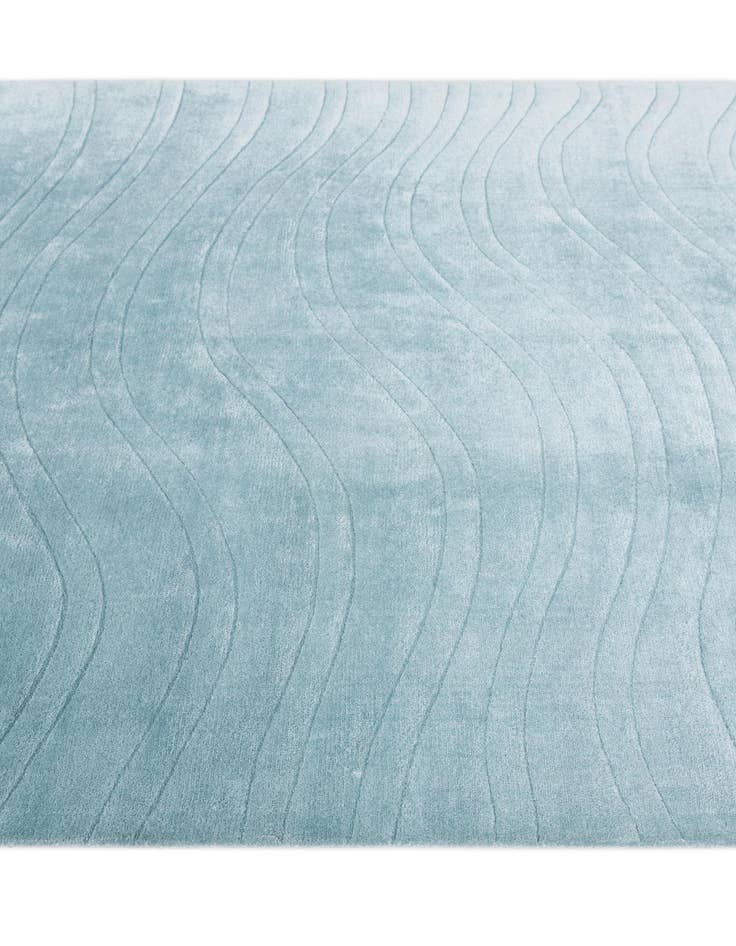 Detail image of  5' 8 x 8'  Hand Knotted Darya Wool Rug