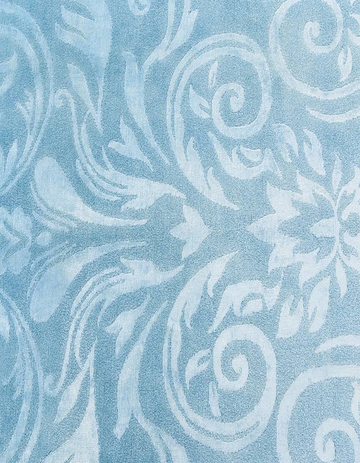 Detail image of  5' 10 x 8'  Hand Knotted Darya Wool Rug