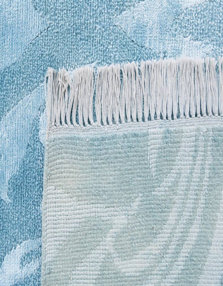 Detail image of  5' 10 x 8'  Hand Knotted Darya Wool Rug