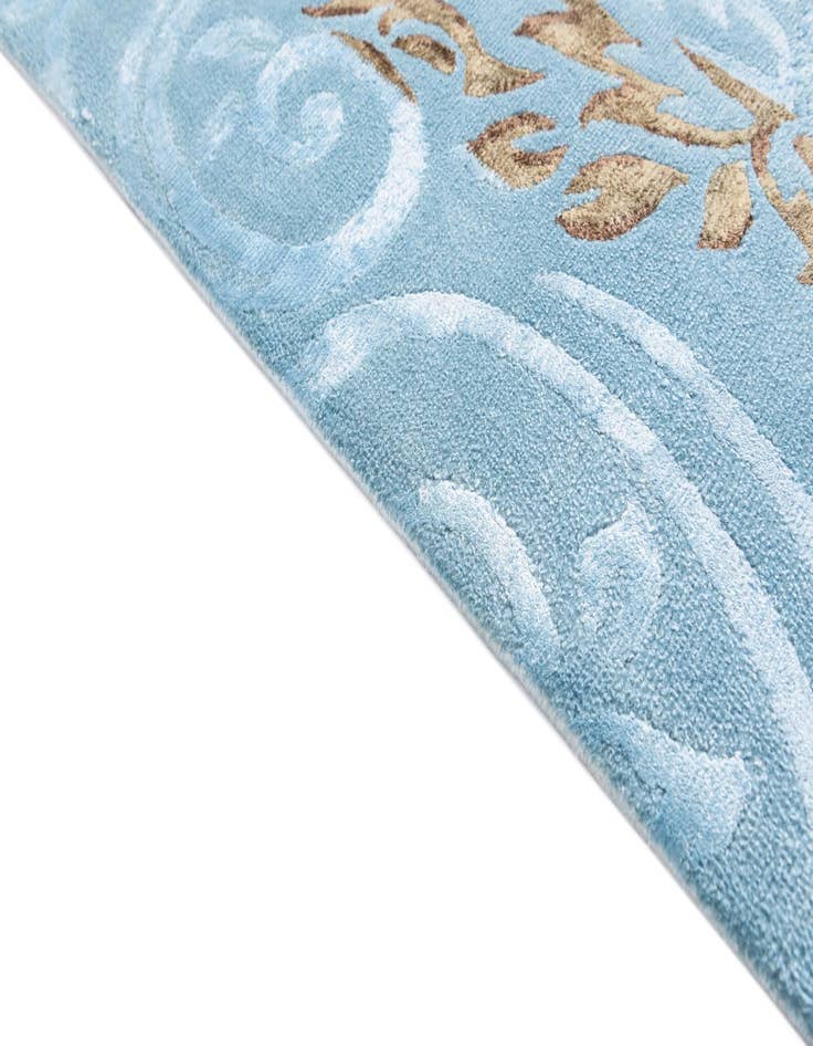 Detail image of  5' 9 x 8'  Hand Knotted Darya Wool Rug