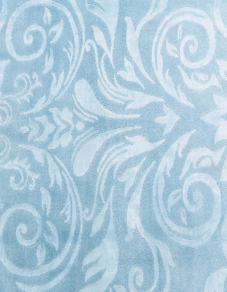 Detail image of  5' 9 x 8'  Hand Knotted Darya Wool Rug