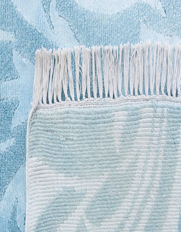 Detail image of  5' 9 x 8'  Hand Knotted Darya Wool Rug