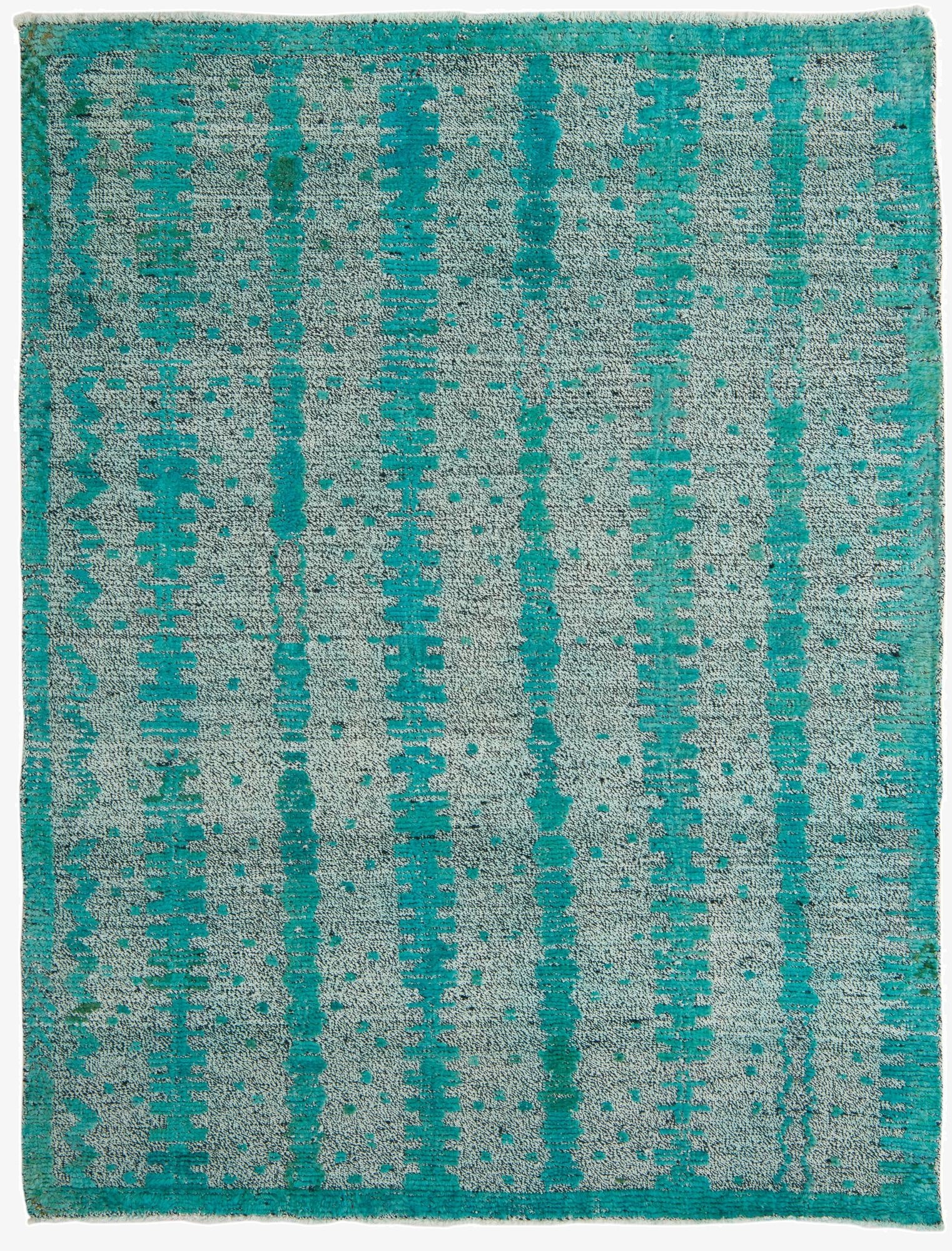  5' 4 x 7'  Hand Knotted Darya Wool Rug